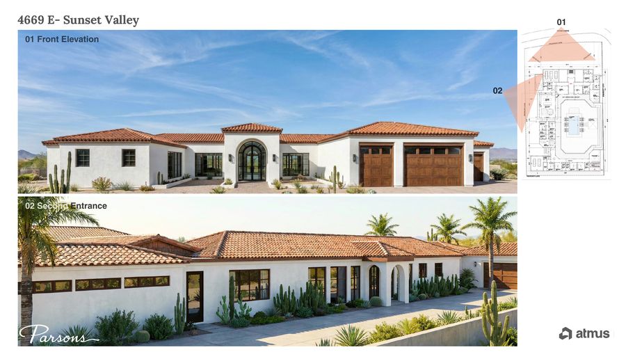 Option 2 · front elevation and second entrance · April 2026