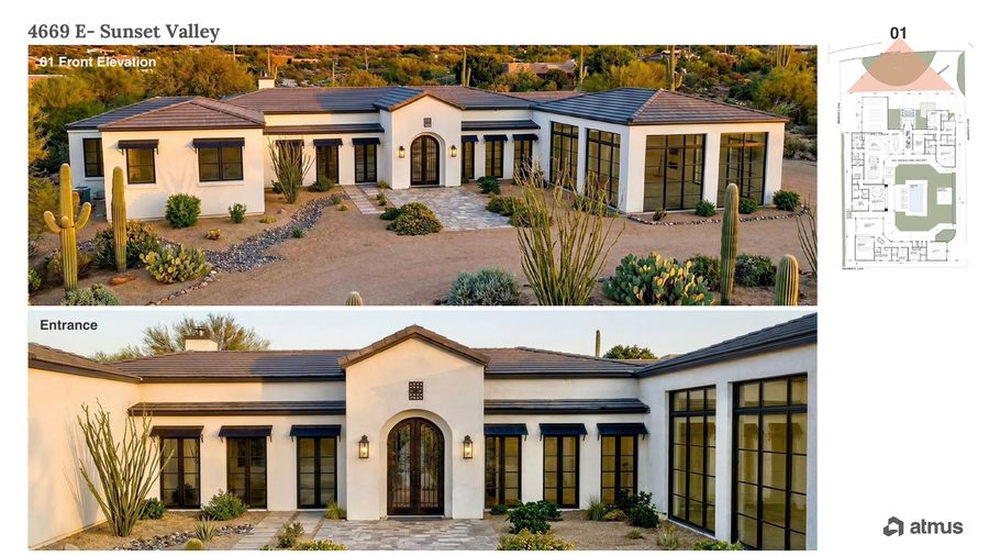 Option 3 · front elevation and entrance · April 2026