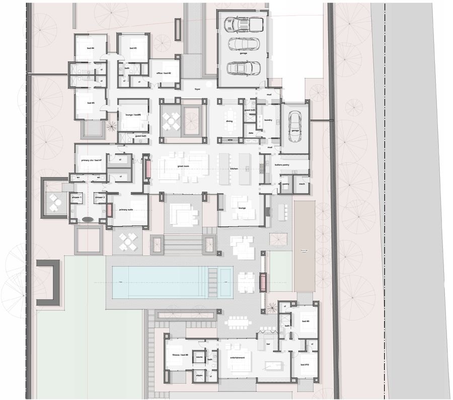 Main level floor plan · designtank concept set, 16 September 2026