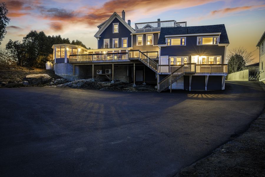 Welch House at dusk · April 2026