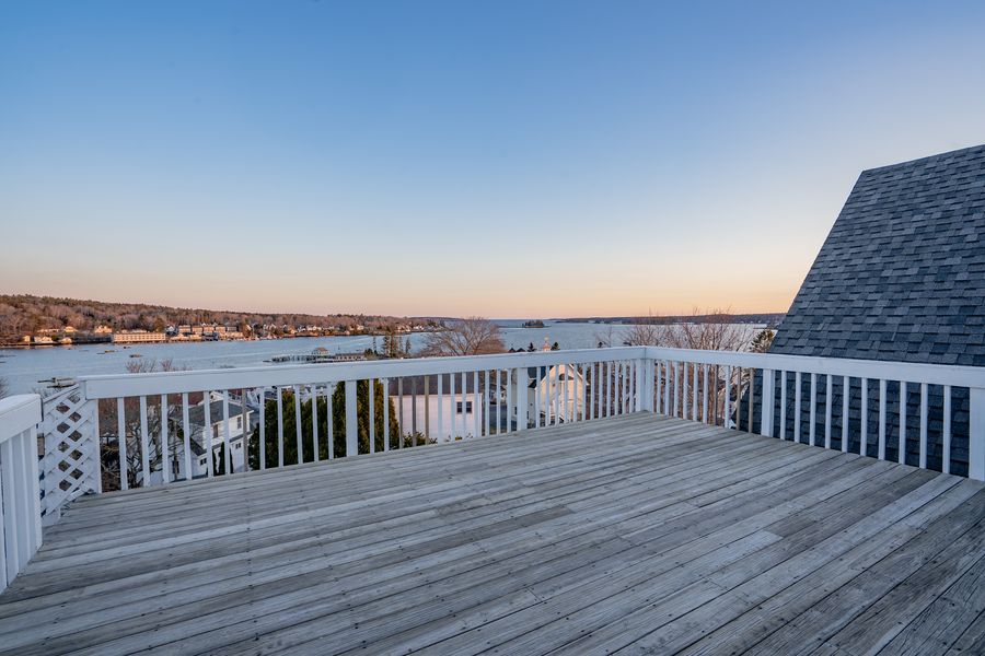 The harbor from the deck