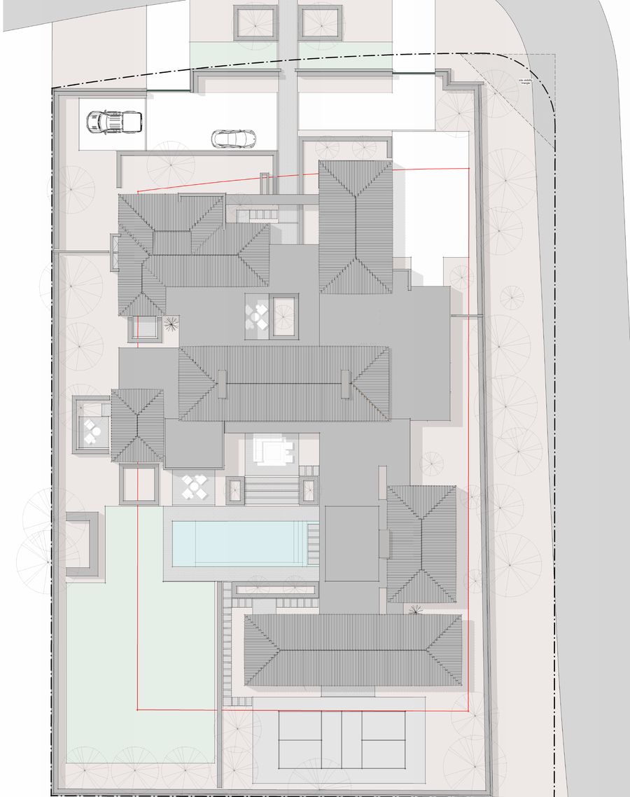 Roof plan · the architect's updated plan, 1 October 2026