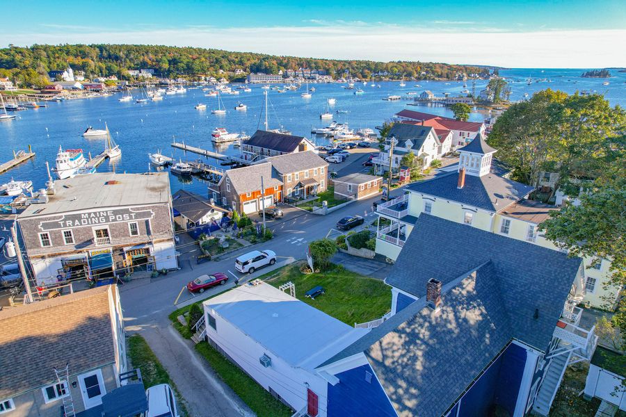 Commercial Street and the harbor