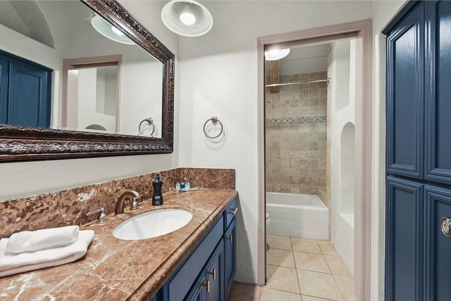 Upstairs primary bath