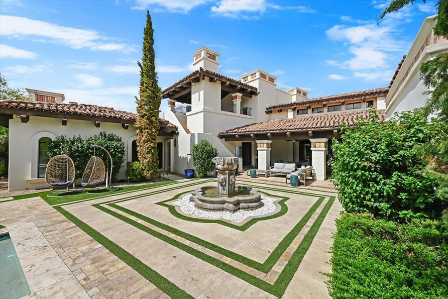 Patio and courtyard